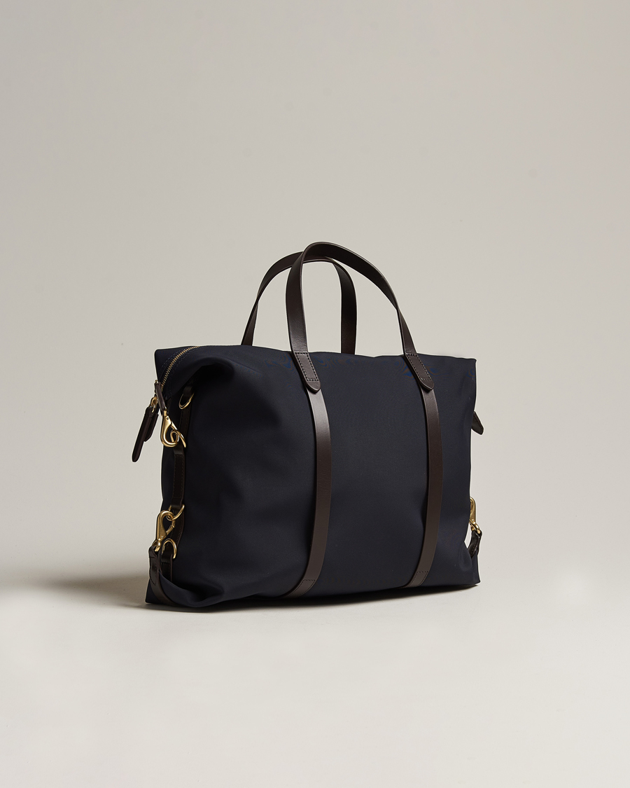 Herre | Vesker | Mismo | M/S Utility Nylon Duffle Bag Navy/Dark Brown