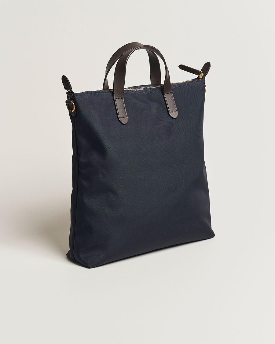 Herre | Mismo M/S Canvas Shopper Navy/Dark Brown | Mismo | M/S Canvas Shopper Navy/Dark Brown