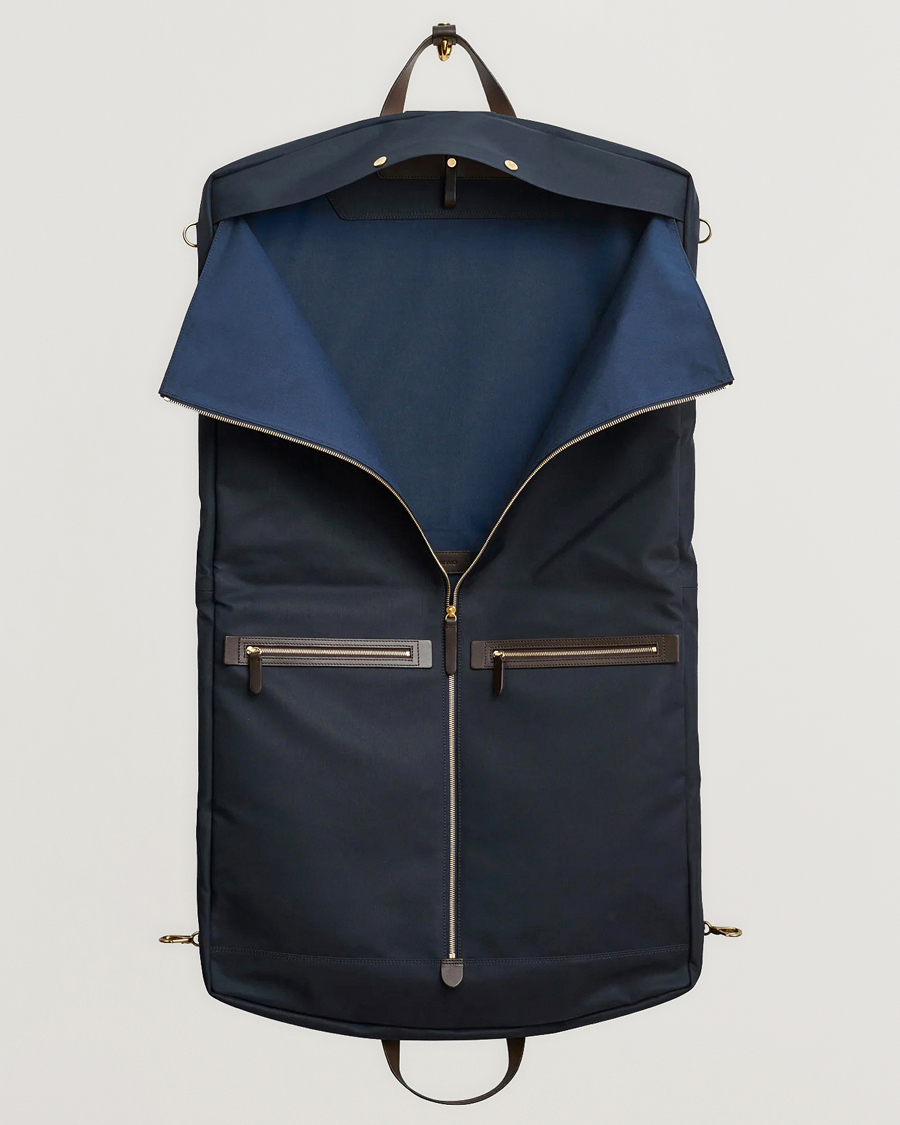 Herre | Mismo M/S Suit Carrier Navy/Dark Brown | Mismo | M/S Suit Carrier Navy/Dark Brown