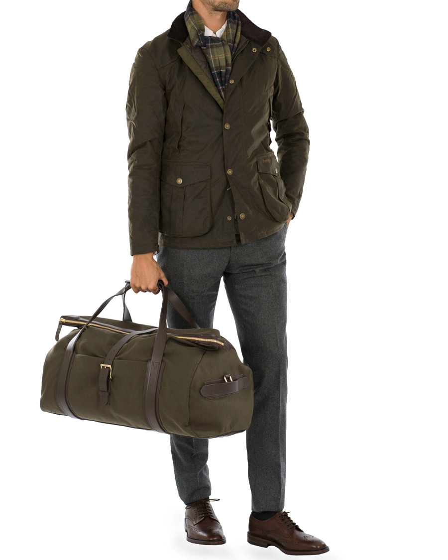 Herre | Mismo M/S Explorer Weekend Bag Pine Green/Dark Brown | Mismo | M/S Explorer Weekend Bag Pine Green/Dark Brown