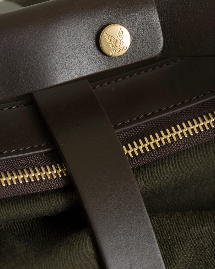 Herre | Mismo M/S Explorer Weekend Bag Pine Green/Dark Brown | Mismo | M/S Explorer Weekend Bag Pine Green/Dark Brown