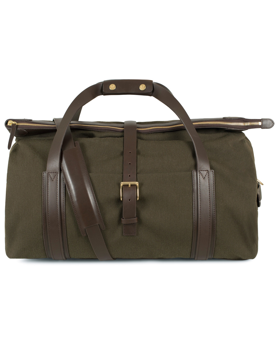 Herre | Mismo M/S Explorer Weekend Bag Pine Green/Dark Brown | Mismo | M/S Explorer Weekend Bag Pine Green/Dark Brown