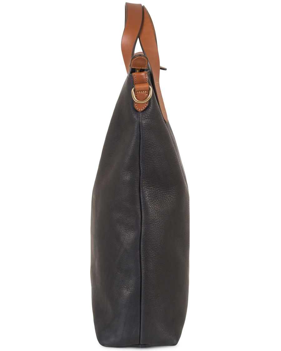 Herre | Mismo Leather Shopper Bag Navy/Cuoio | Mismo | Leather Shopper Bag Navy/Cuoio