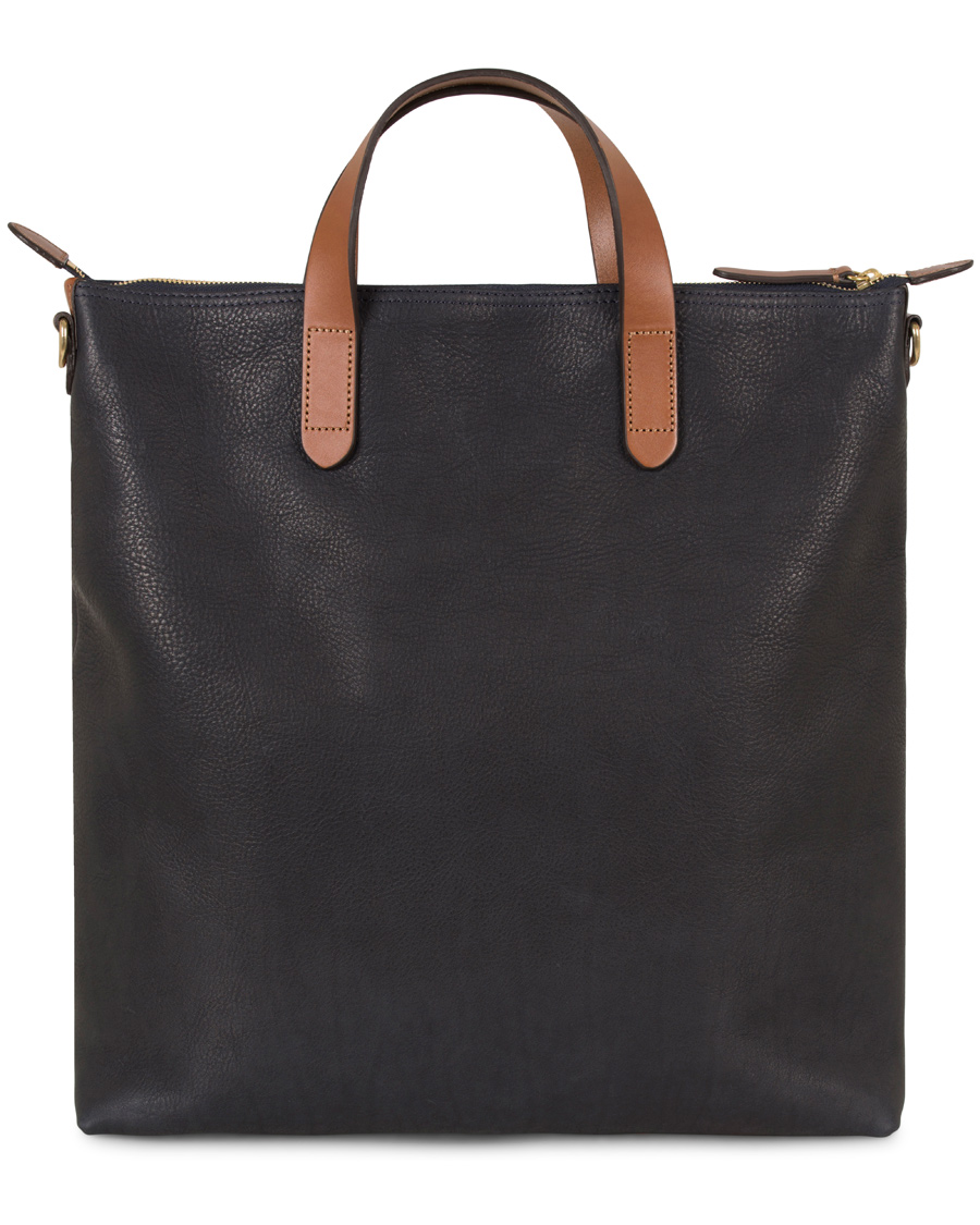 Herre | Mismo Leather Shopper Bag Navy/Cuoio | Mismo | Leather Shopper Bag Navy/Cuoio