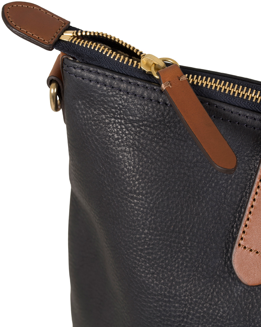 Herre | Mismo Leather Shopper Bag Navy/Cuoio | Mismo | Leather Shopper Bag Navy/Cuoio