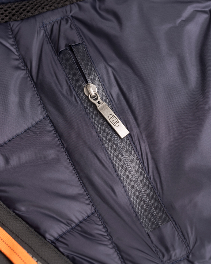 Herre | Jakker | Parajumpers | Nolan Active Warm Up Zip Jacket Blue/Black