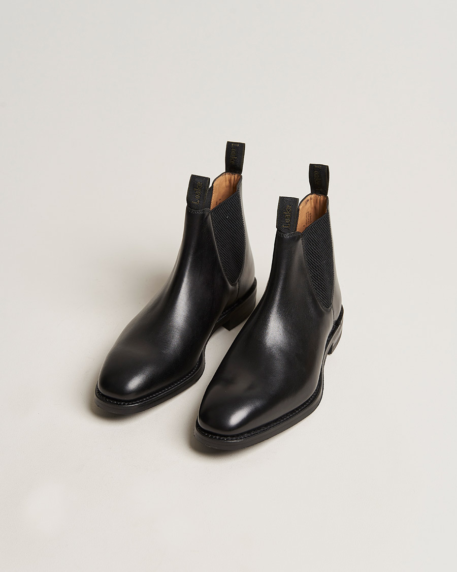 Herre | Svarte støvler | Loake 1880 | Chatsworth Chelsea Boot Black Calf