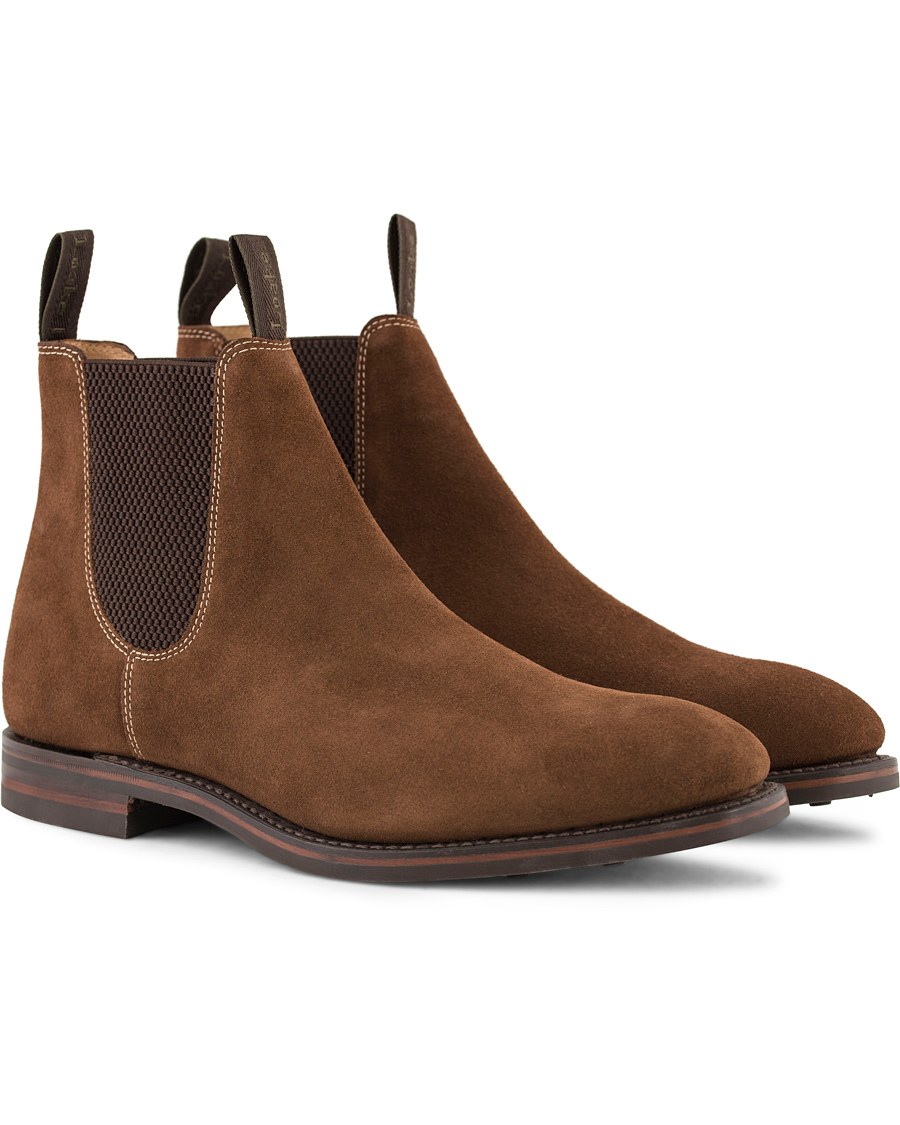Herre | Loake 1880 Chatsworth Chelsea Boot Brown Suede | Loake 1880 | Chatsworth Chelsea Boot Brown Suede