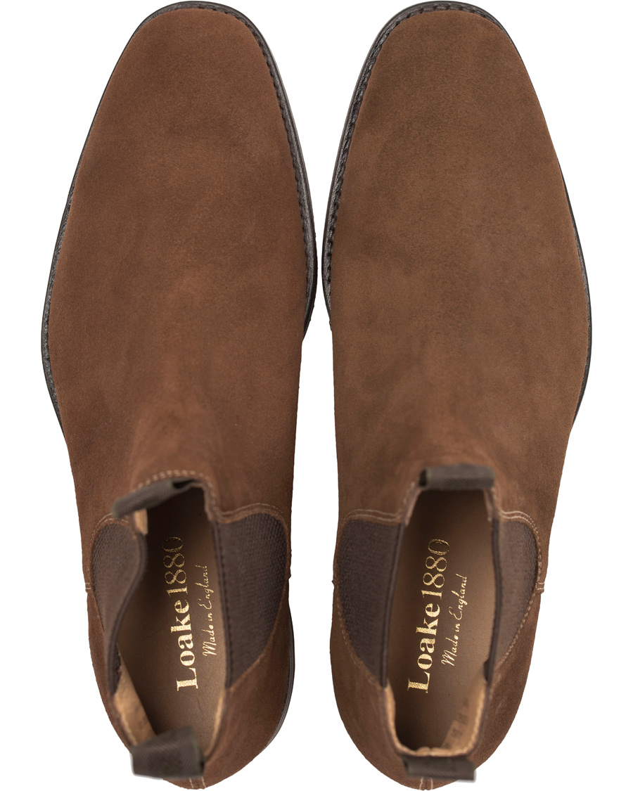 Herre | Loake 1880 Chatsworth Chelsea Boot Brown Suede | Loake 1880 | Chatsworth Chelsea Boot Brown Suede