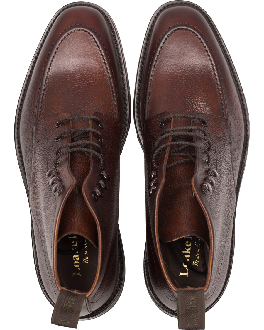 Herre | Loake 1880 Anglesey Derby Boot Oxblood Grain | Loake 1880 | Anglesey Derby Boot Oxblood Grain