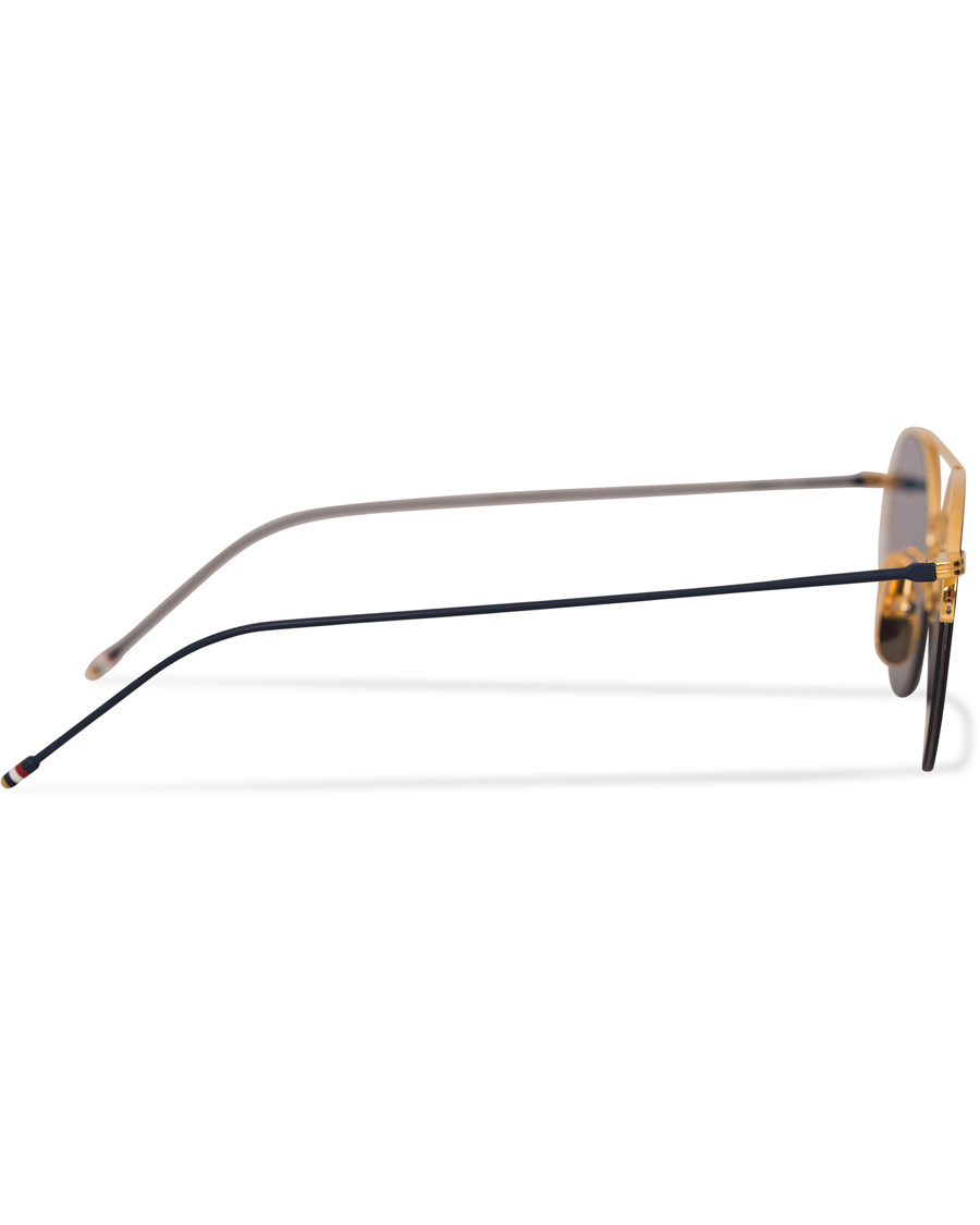 Herre | Thom Browne TB-903 Sunglasses 18 Carat Gold/Navy | Thom Browne | TB-903 Sunglasses 18 Carat Gold/Navy