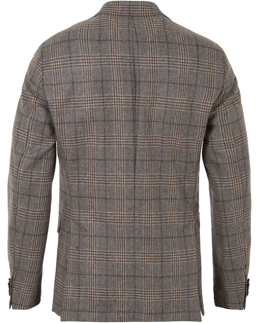 Herre | Dressjakker | Oscar Jacobson | Egel Check Blazer Grey