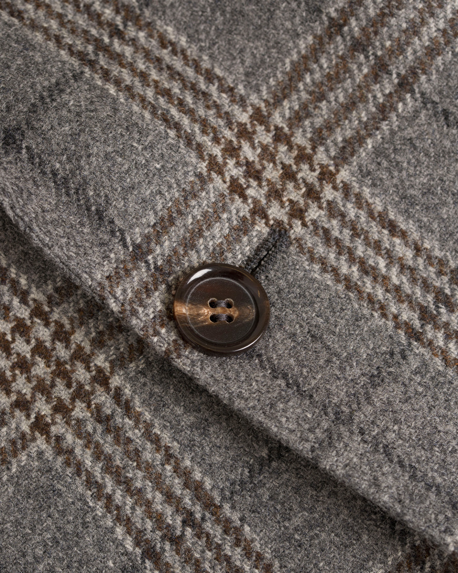 Herre | Dressjakker | Oscar Jacobson | Egel Check Blazer Grey
