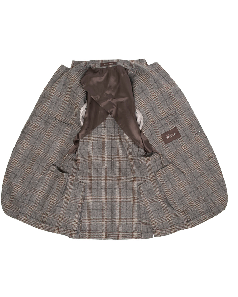 Herre | Dressjakker | Oscar Jacobson | Egel Check Blazer Grey