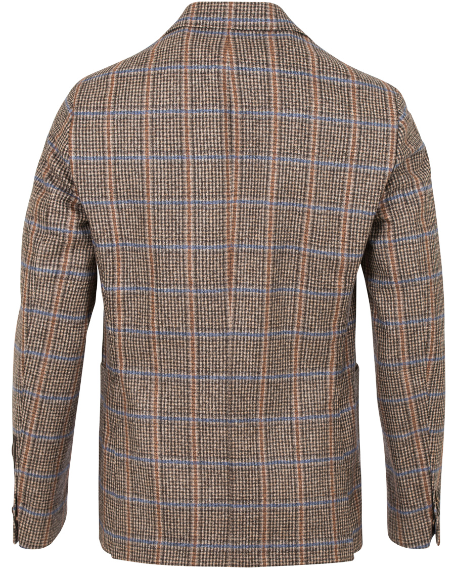 Herre | Dressjakker | Oscar Jacobson | Epic Check Fratelli Tallia Di Delfino Blazer Brown