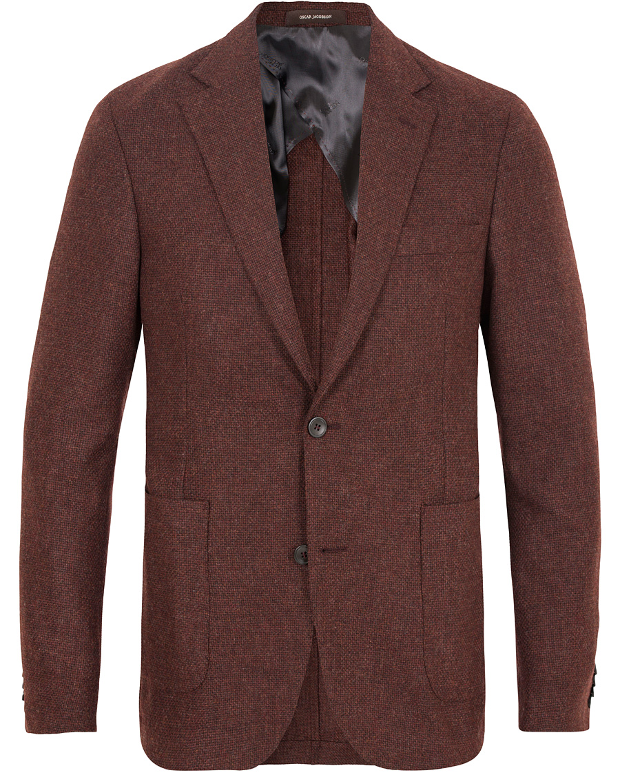 Herre | Dressjakker | Oscar Jacobson | Einar Structure Blazer Red