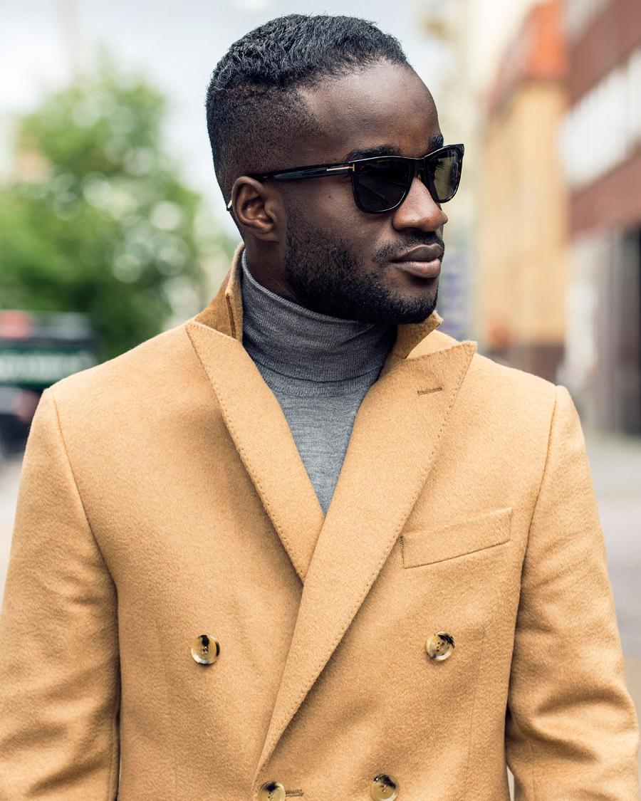Herre | Gensere | Oscar Jacobson | Cole Extra Fine Merino Polo Grey