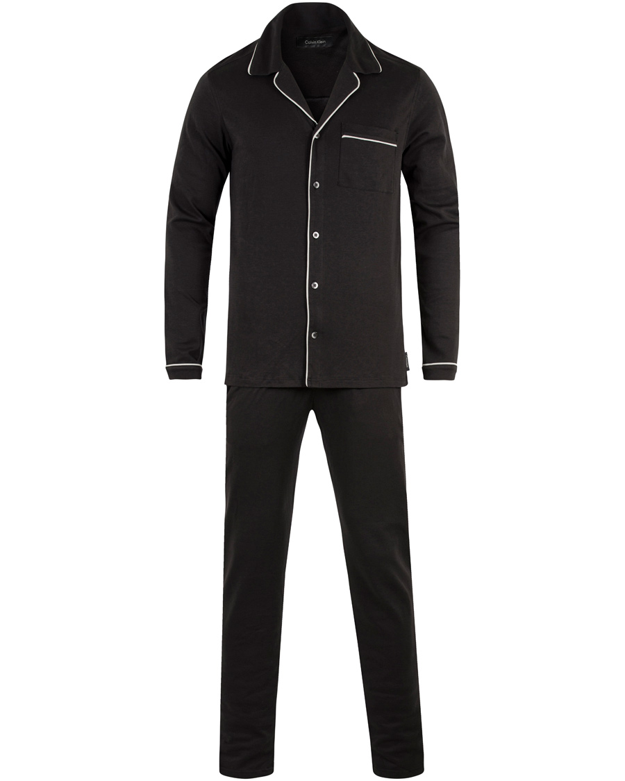 Herre | Undertøy | Calvin Klein | Elegant Cotton Pyjama Set Black
