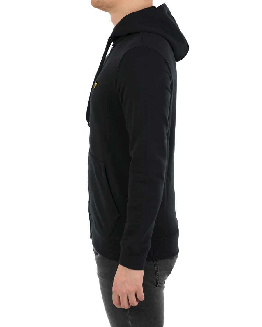 Herre | Gensere | Lyle & Scott | Zip Through Hoodie True Black
