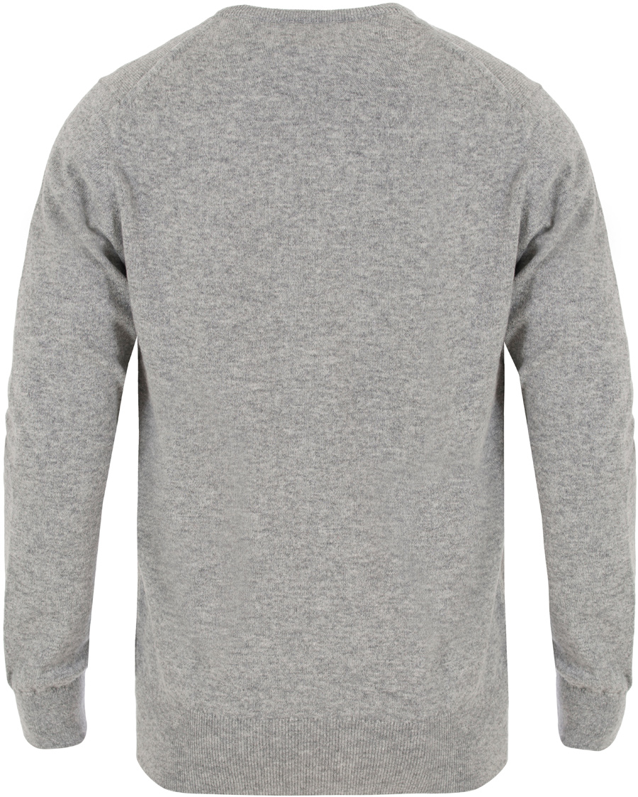 Herre | Gensere | Johnstons of Elgin | Cashmere Crew Neck Light Grey