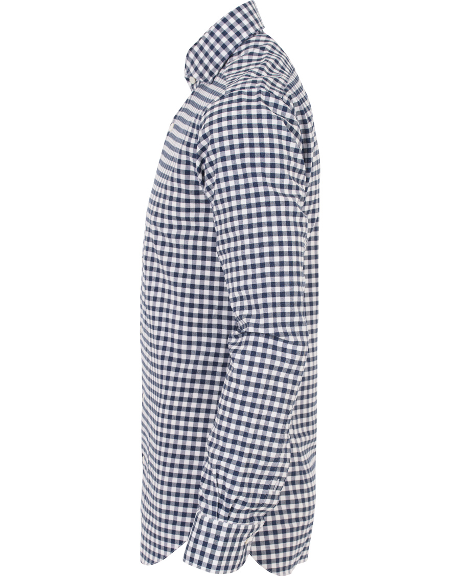Herre | Skjorter | Barba Napoli | Dandylife Oxford Check Slim Fit Shirt Blue/White