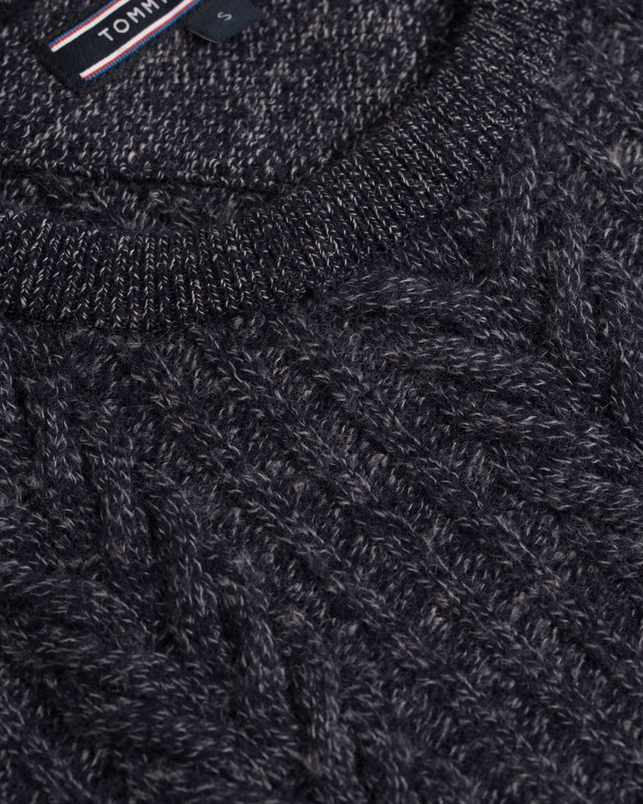 Herre | Gensere | Tommy Hilfiger | Elim Block Sweater Silver Fog Heather