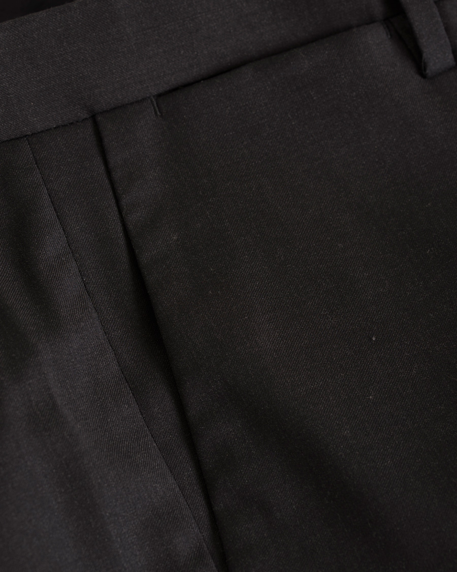Herre | Bukser | GANT Diamond G | Tailored Slim Travel Pants Charcoal Melange