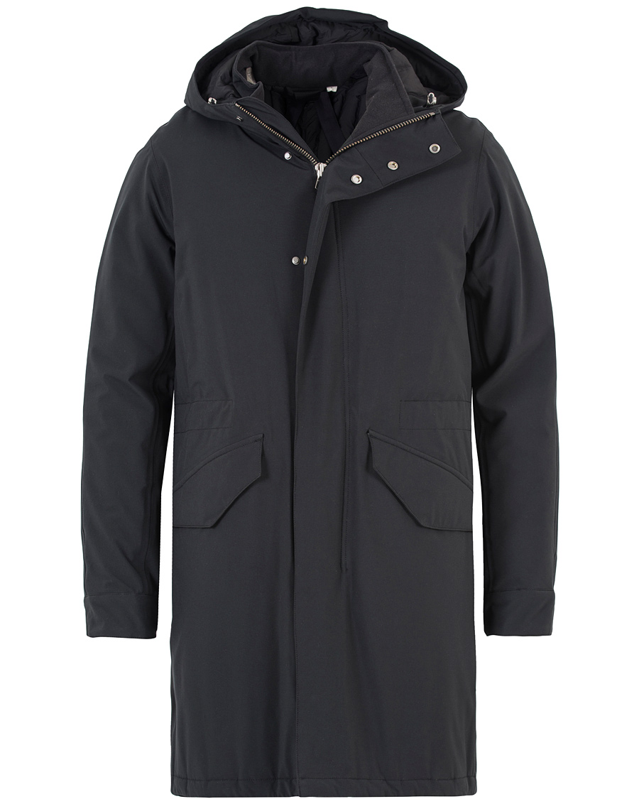 Herre | Jakker | GANT Diamond G | Weav Quilted Down Parka Black