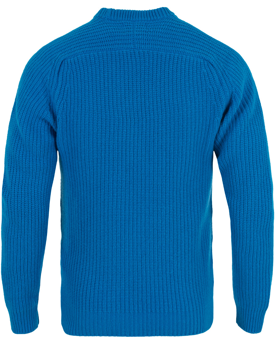 Herre | Gensere | GANT Diamond G | Lambswool Cashmere Crew Neck Teal Blue