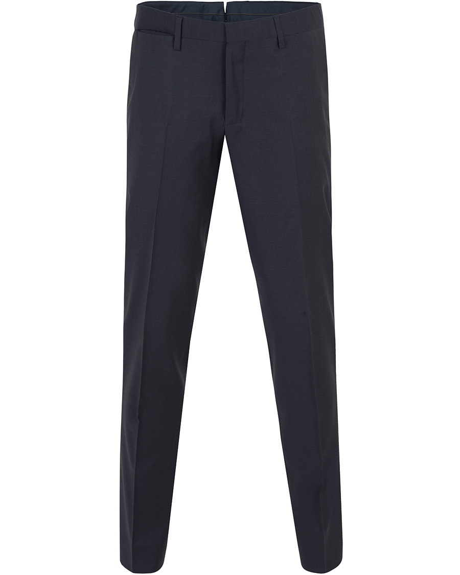 Herre | Bukser | GANT Diamond G | Tailored Slim Travel Pants Ink Blue
