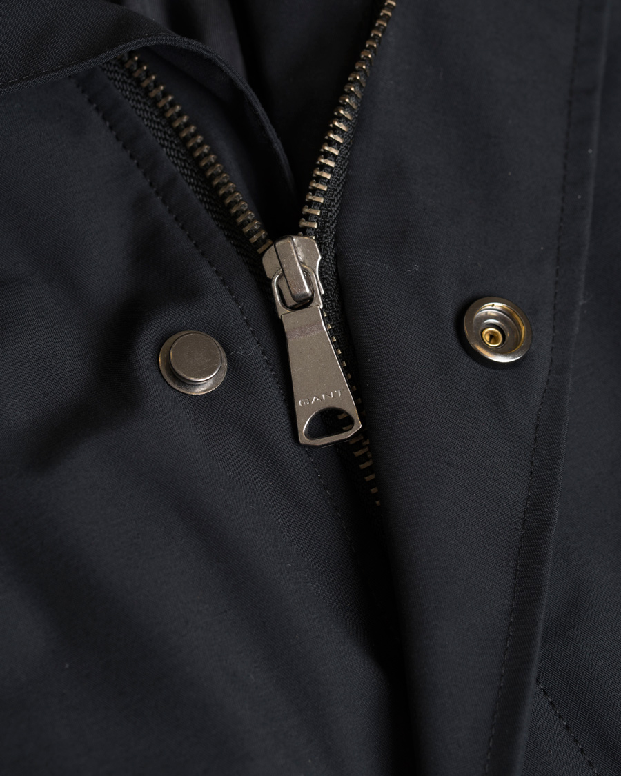 Herre | Jakker | GANT | The Seeter Raincoat Black