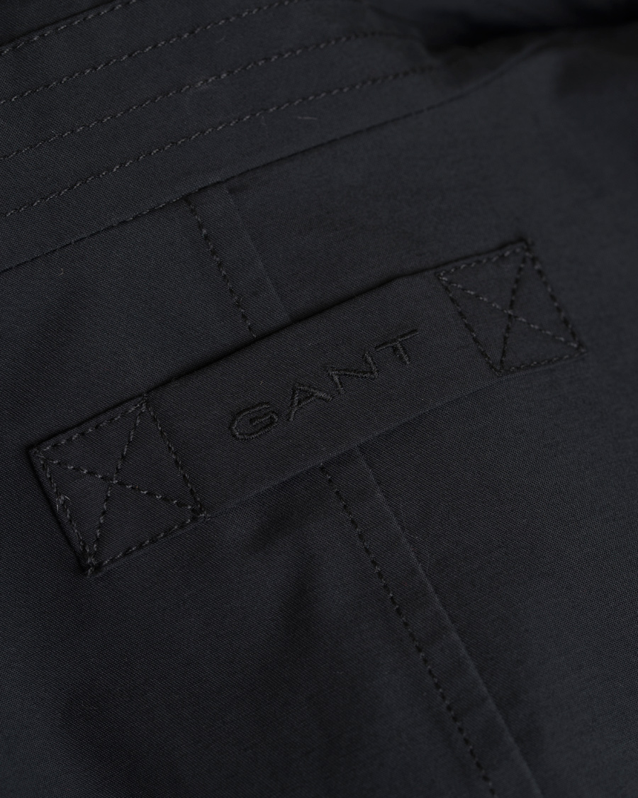 Herre | Jakker | GANT | The Seeter Raincoat Black