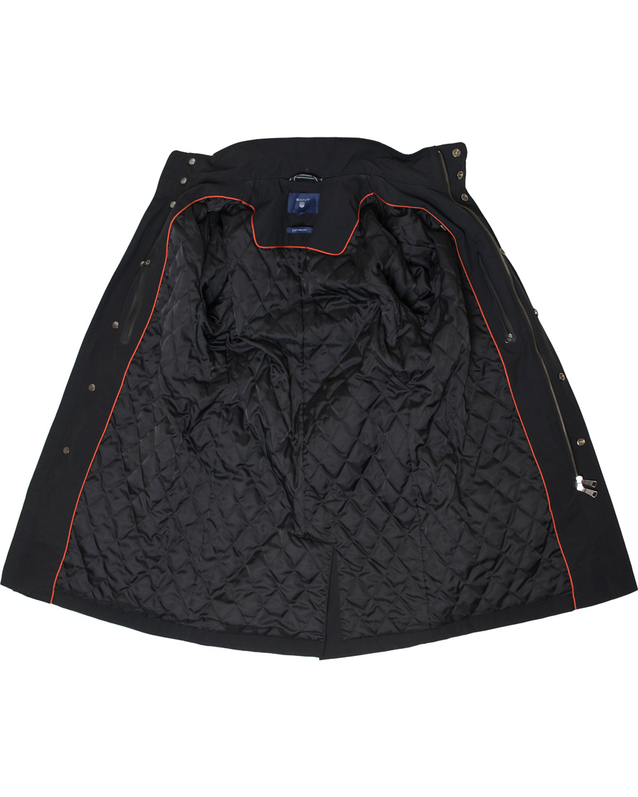 Herre | Jakker | GANT | The Seeter Raincoat Black