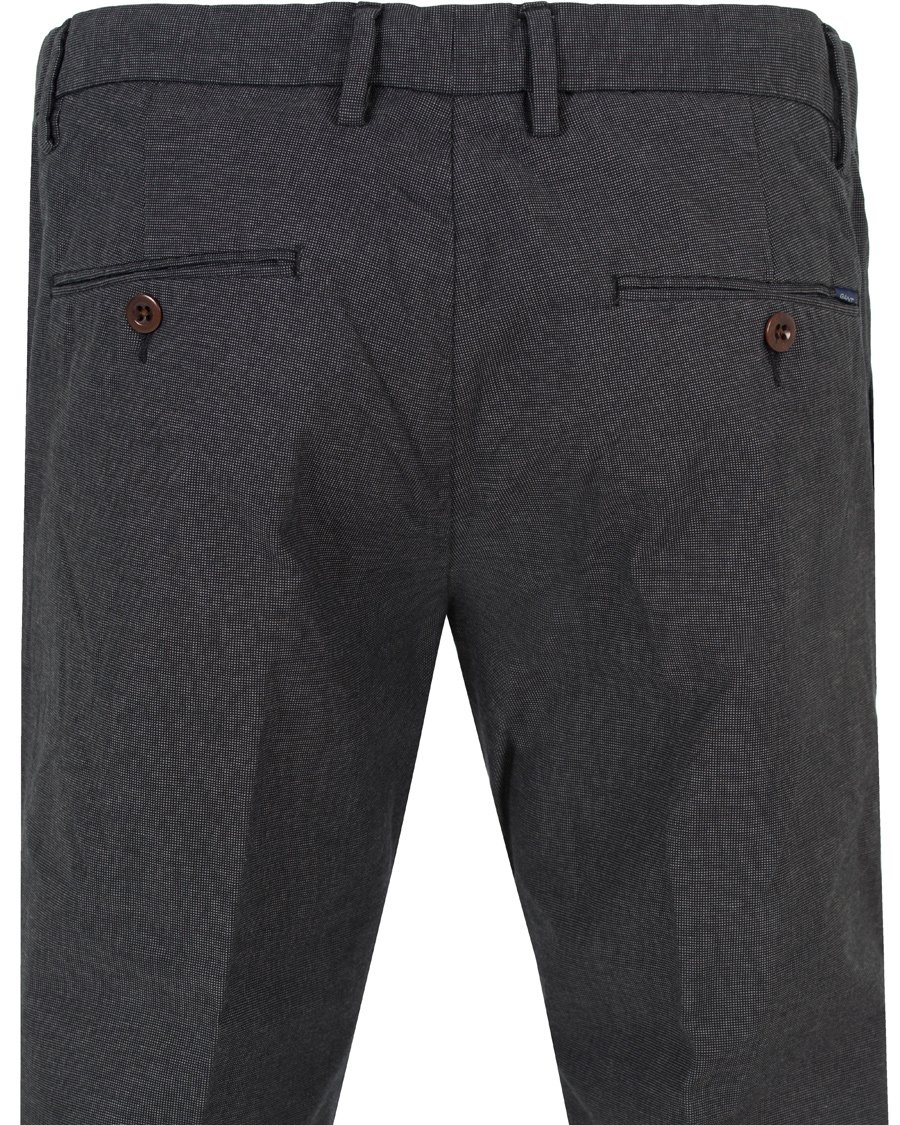 Herre | Bukser | GANT | Tailored Slim Wool Look Slacks Graphite