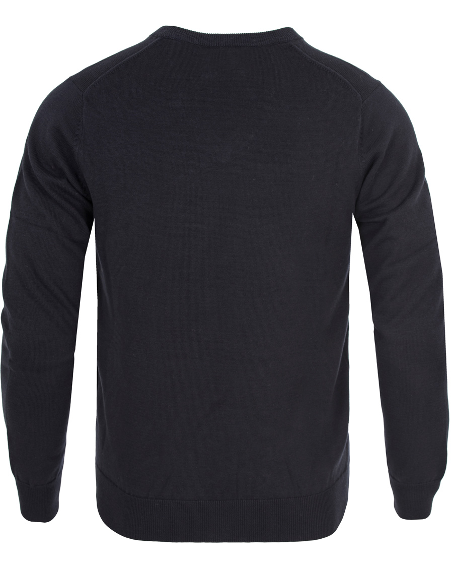 Herre | Gensere | GANT | Lightweight Cotton V-Neck Navy