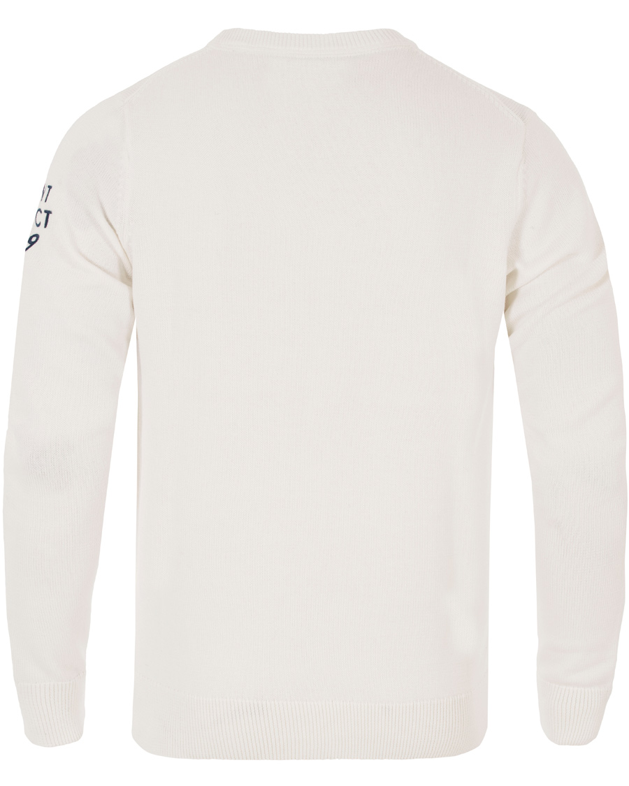 Herre | Gensere | GANT | American Flag Sweater Off White