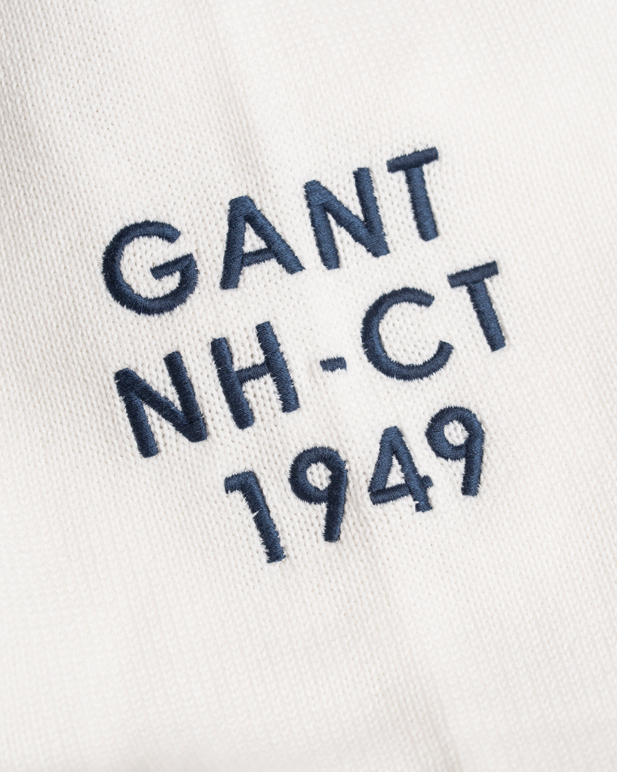 Herre | Gensere | GANT | American Flag Sweater Off White