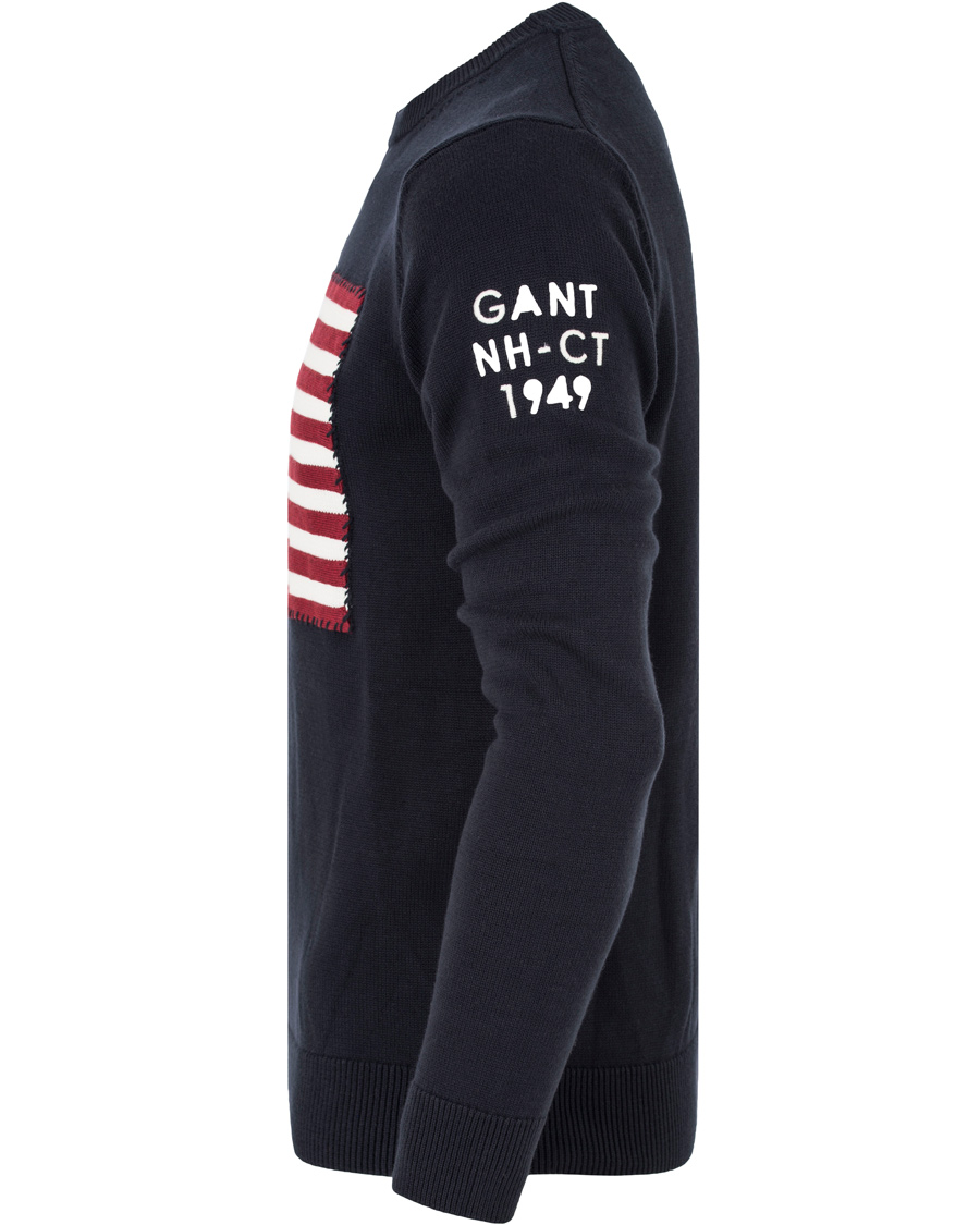 Herre | Gensere | GANT | American Flag Sweater Navy