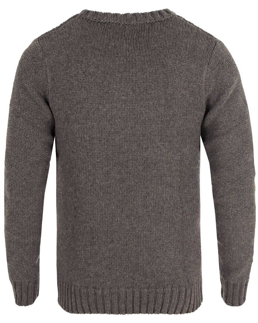 Herre | Gensere | GANT | Cross Cable Crew Antracite Melange
