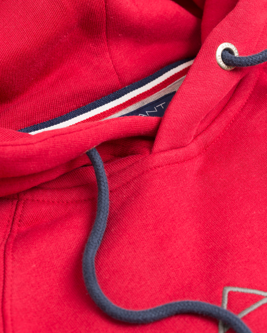 Herre | Gensere | GANT | Shield Sweat Hoodie Thunder Red