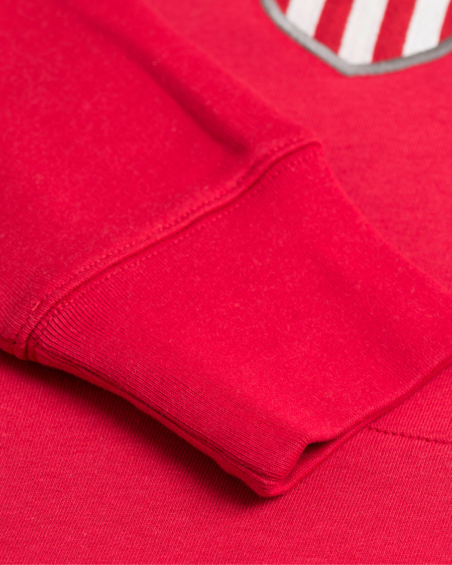 Herre | Gensere | GANT | Shield Sweat Hoodie Thunder Red