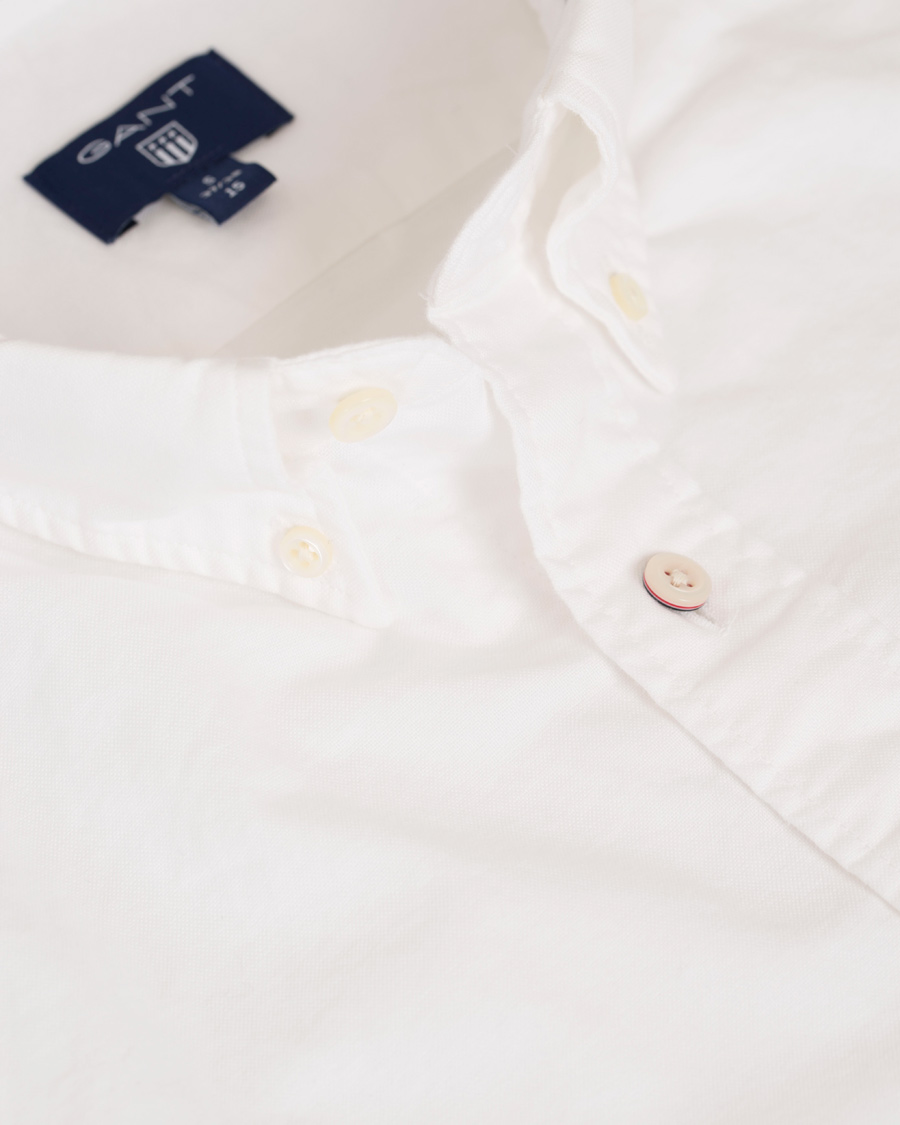 Herre | Skjorter | GANT | The Oxford Shirt Fitted Body White