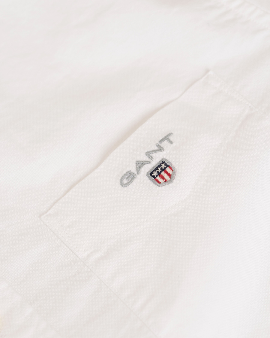Herre | Skjorter | GANT | The Oxford Shirt Fitted Body White
