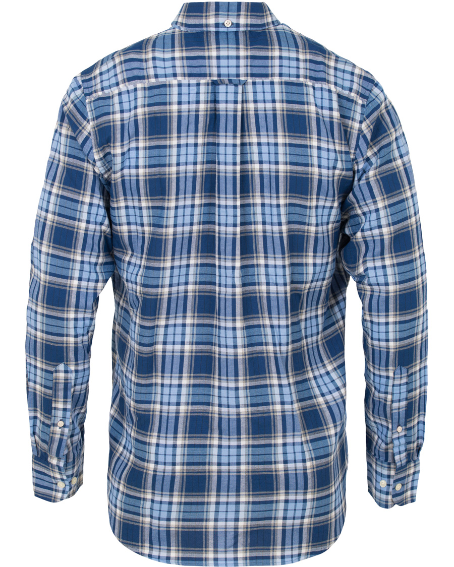 Herre | Skjorter | GANT | Tech Prep Oxford Gingham Regular Fit Shirt Yale Blue