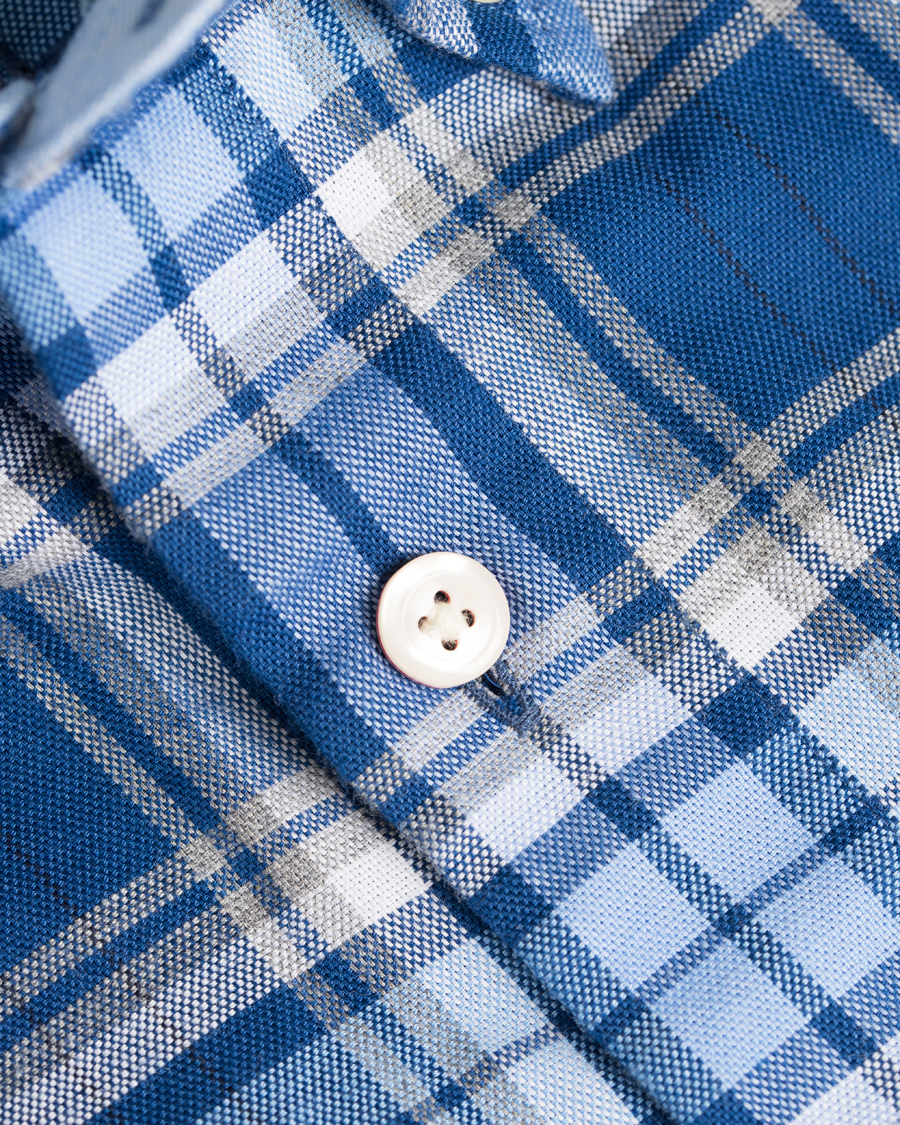 Herre | Skjorter | GANT | Tech Prep Oxford Gingham Regular Fit Shirt Yale Blue