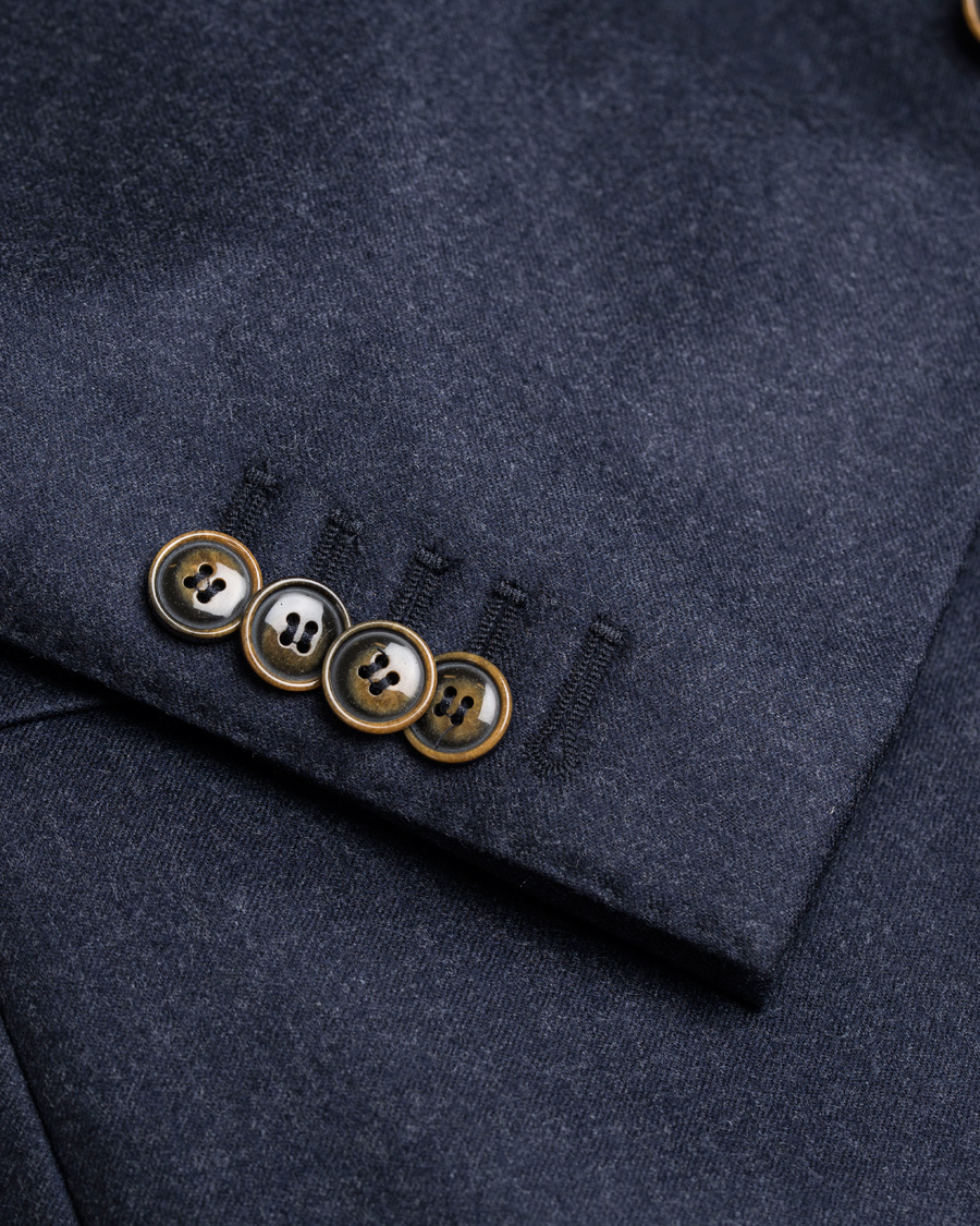 Herre | Dressjakker | Morris Heritage | Frank Light Flannel Blazer Navy