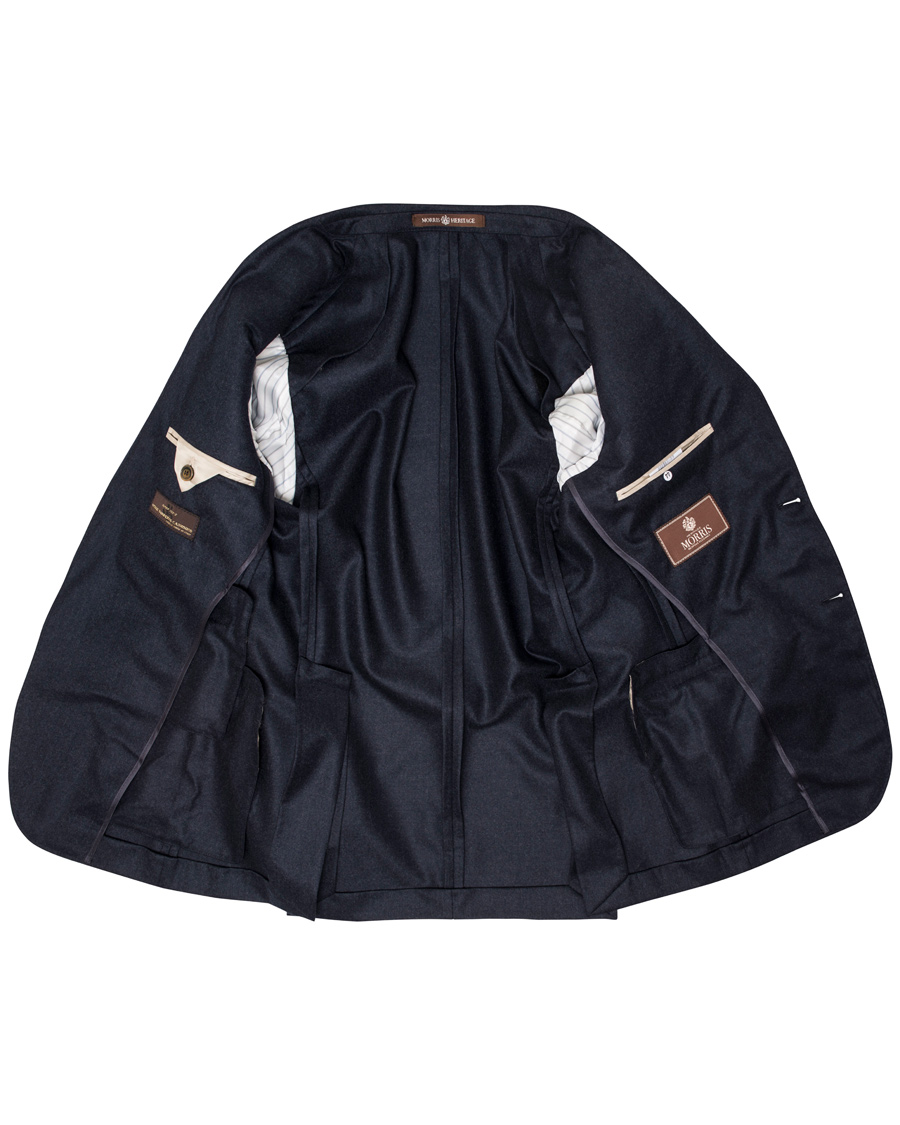 Herre | Dressjakker | Morris Heritage | Frank Light Flannel Blazer Navy