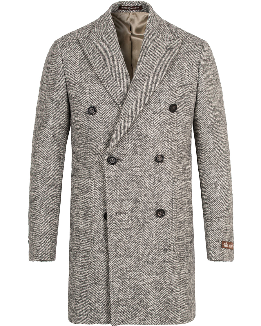 Herre | Jakker | Morris Heritage | Herringbone Coat Blazer Grey