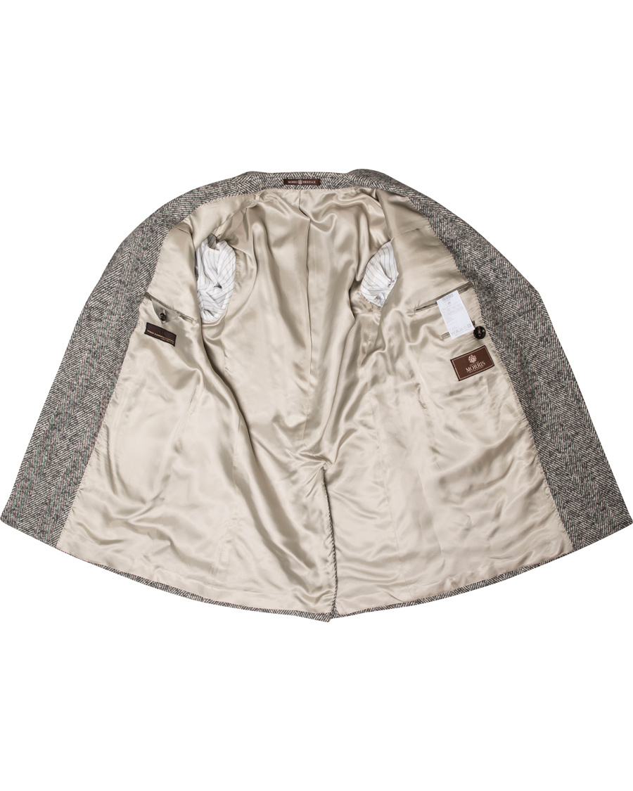 Herre | Jakker | Morris Heritage | Herringbone Coat Blazer Grey