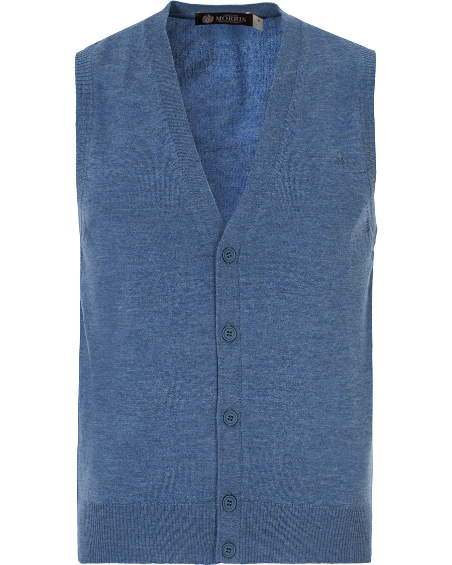 Herre | Gensere | Morris Heritage | Slipover Blue